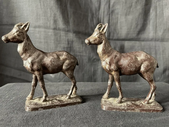 Plomb Creux BF Animaux Sauvages - Représentation Chamois - Occasion - Origine France - Pour Collection Ou Décoration