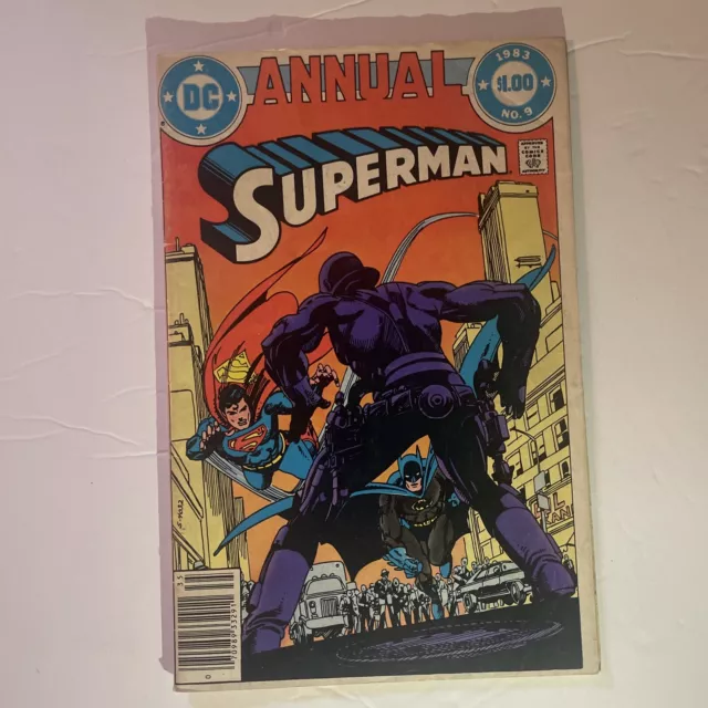 Vintage superman Annual 1983 #9 DC Comics Batman Cover Lex Luther