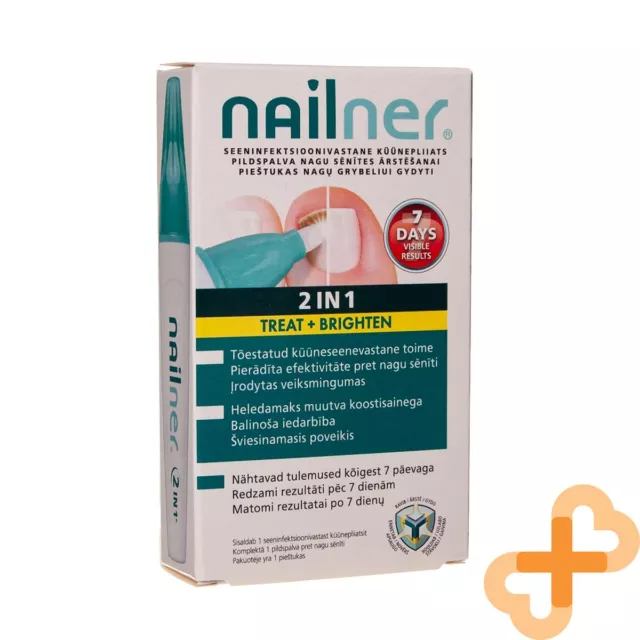 NAILNER 2IN1 Ongle Champignon Traitement Crayon Lightening Effet Après 7 Jours 2