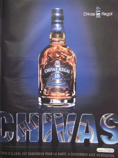 2007 Chivas Regal Scotch Whisky Press Advertisement - Advertising