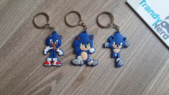 Schlüsselanhänger f. Sonic the Hedgehog* Fans. Retro Geschenk Kinder Geburtstag