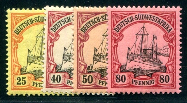 Deutsche Kolonien Dswa 1901 15,17-19 ** Postfrisch Tadellos (I3425