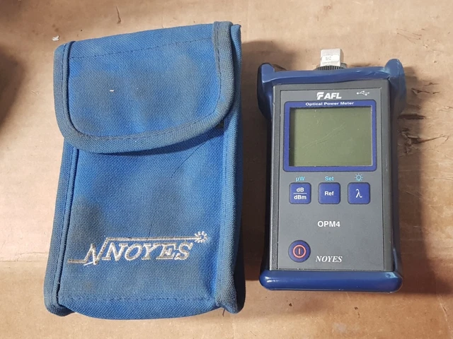 AFL Noyes OPM4-4D SM MM Fiber Optic Power Meter / OPM4 Optical Power Meter