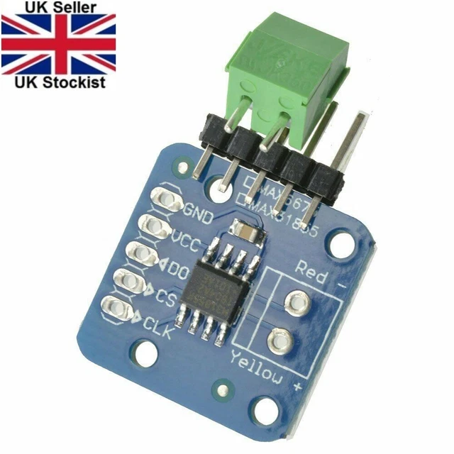 K TYPE THERMOCOUPLE Sensor Module Breakout Temperature Board MAX6675/MAX31855 £6.00 PicClick UK