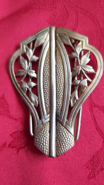 Boucle De Ceinture Art Nouveau - Jolie Pièce Vintage