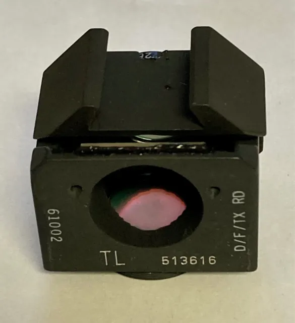 Leica Ploempak 513616 Microscope Filter Cube TL Triple bandpass D/F/Tex Red