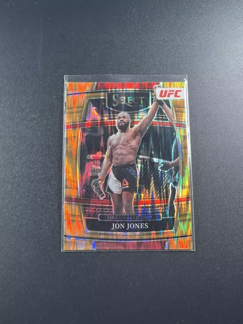 2022 Panini Select UFC JON JONES Orange Flash Prizm Concourse