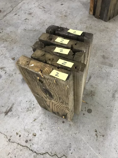 5 2x8x14” Weathered Barn Wood Reclaimed Board Planks table top pine rustic slab