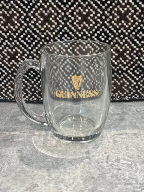 Vintage Guinness Pint Glass - Crown Date Stamped