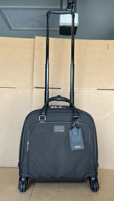Tumi Larkin Santos Compact Under-Seater 4 Wheels Spinner Suitcase Carry On Black