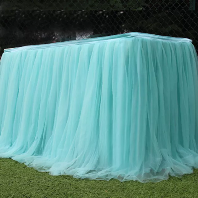 Blue Tulle Roll Tulle Netting Rolls For Table Skirt Sewing Crafting Wedding  CM