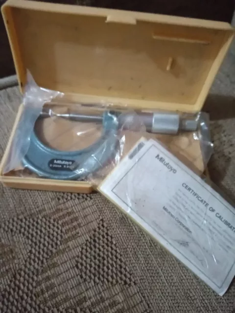 Brand New Mitutoyo Micrometer 0-25mm 0.01m Metric