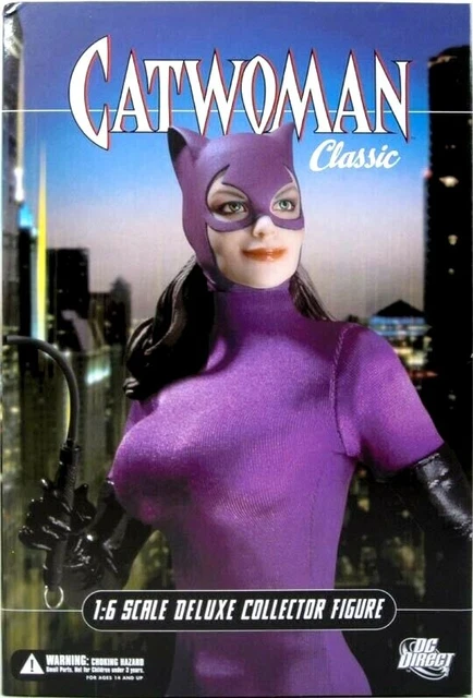 Dc Direct Deluxe Catwoman Classic Purple Collector 1:6 12-Inch Figure
