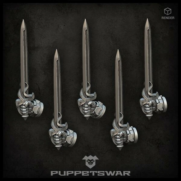 Sword Puppet PUPPETS WAR RAPIER Swords (right) New $15.41 - PicClick AU