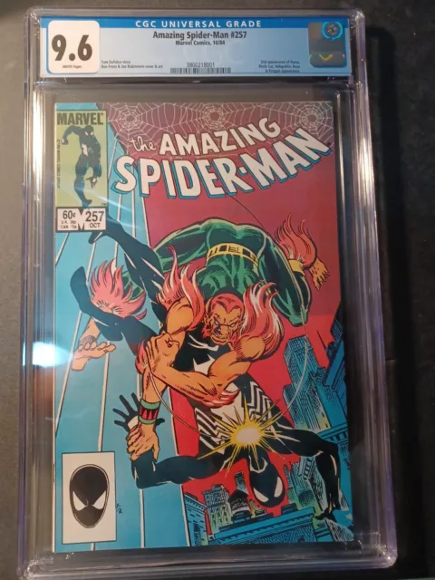 Amazing Spider-Man #257 🔥 1st appearance Ned Leeds as Hobgoblin 🔥 CGC 9.6 - WP