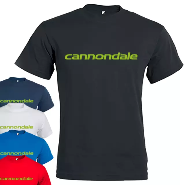 Maglia estiva a manica corta cotone Maglietta Cannondale T shirt Uomo con stampa