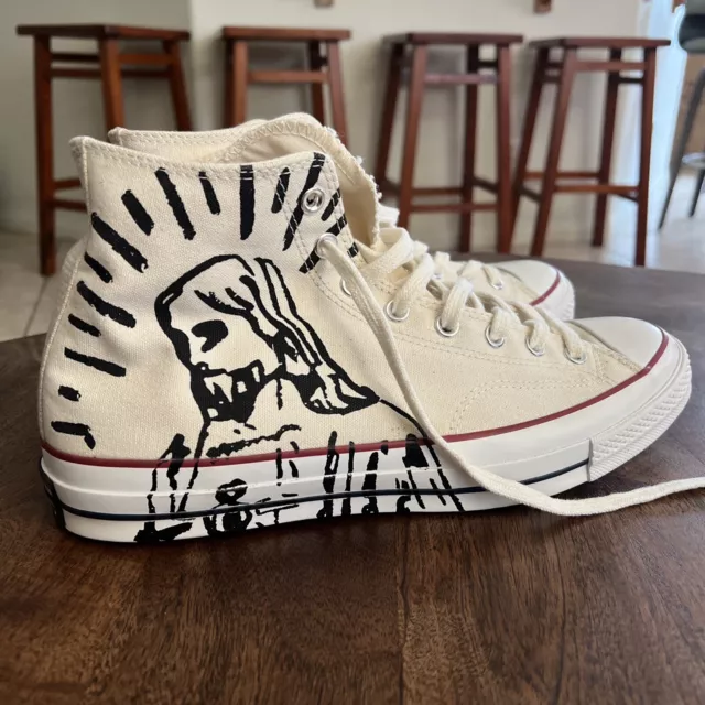 Converse Chuck Taylor 70 Andy Warhol Jesus and SIN Hi Tops Size 11.5 FREE SHIP