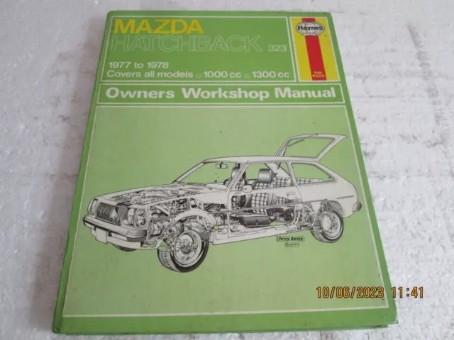 HAYNES  OWNERS WORKSHOP    Manual  MAZDA HATCHBACK 323       1977-1978   (370)