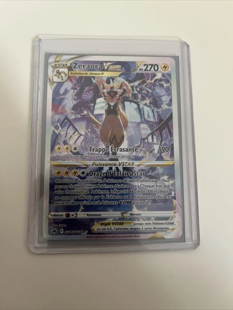 Carte Pokémon ZERAORA VSTAR EB12. 5 ZENITH SUPREME GG43/GG70 NEUVE VF