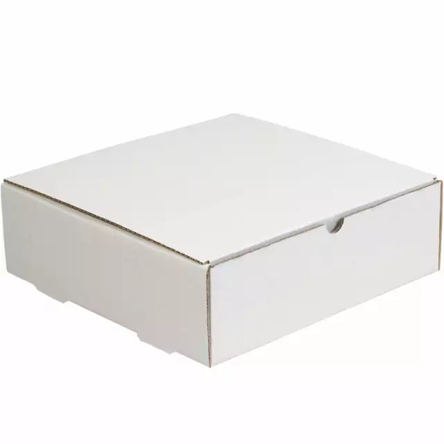 Myboxsupply 22.9x22.9x7.6cm Bianco Letteratura Buste, 50 Per Fascio