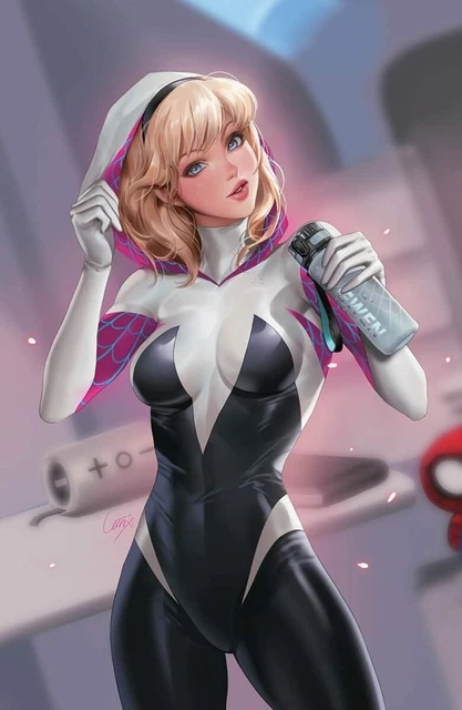 🔥🕷️ AMAZING SPIDER-MAN 32 LEIRIX LI NYCC FOIL Virgin Variant SPIDER-GWEN