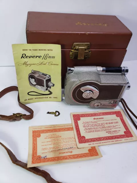 Vintage Revere 16mm Magazine Camera Micromax View Finder With Case