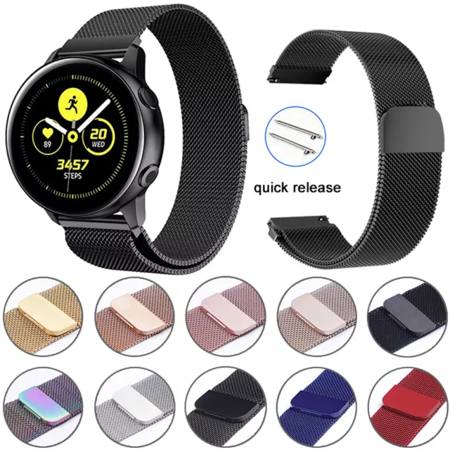 Magnetic Milanese Loop Bracelet Watch Band For 20mm 22mm Universal Wrist Strap