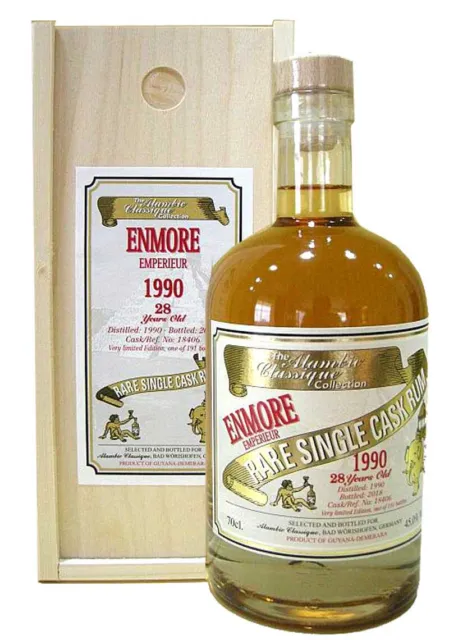 Enmore Emperieur Rum 28 Jahre 1990/2018 Alambic Classique 0,7l, 45% vol.