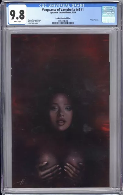 Vengeance of Vampirella #1 CGC 9.8 Carla Cohen VIRGIN Variant Cover 2019