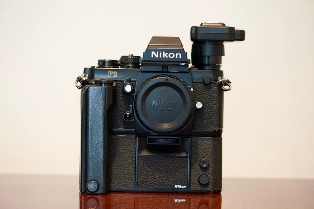 NIKON F3 HP W/50mm F:1.4 & 2 Flash Units, Ext Tube Motor Drive MD