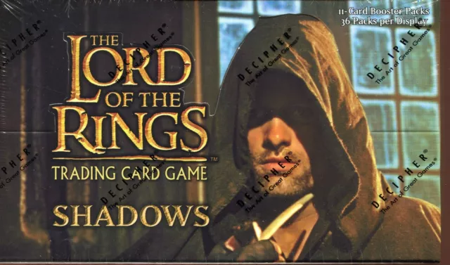 Lord Of The Rings CCG/TCG Shadows Sealed Trading Card Booster Box - 36 Packs