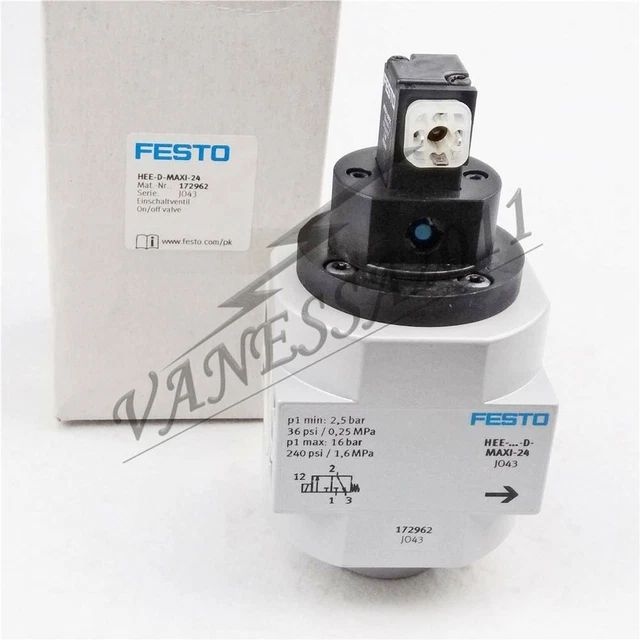 1PC Neuf FESTO HEE-D-MAXI-24 172962 Air Source Sécurité Démarrage Valve