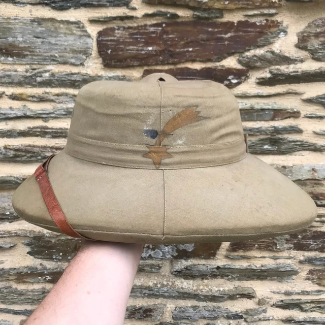 Original Sturm-Regiment Kreta fallschirmjäger Tropenhelm WK2
