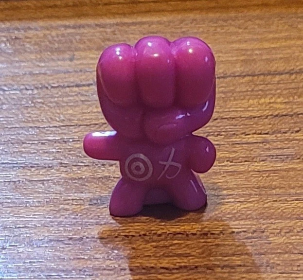 Crazy Bones Gogo Brazil URBAN TOYS PAINTED #38 HANDY Rouge Pink
