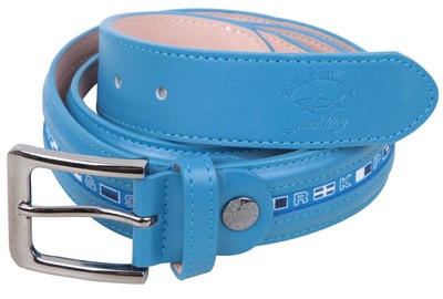 Paul & Shark Yachting uomo in pelle Cintura Leather belt 110 43" Marrone einkürzbar 