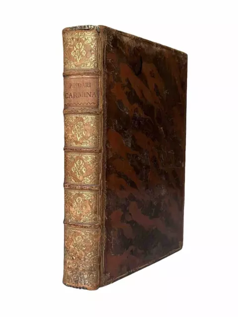 Pindari Carmina 1773-74 Ancient Greek Poet STUNNING 2 vols in 1 Works of Pindar