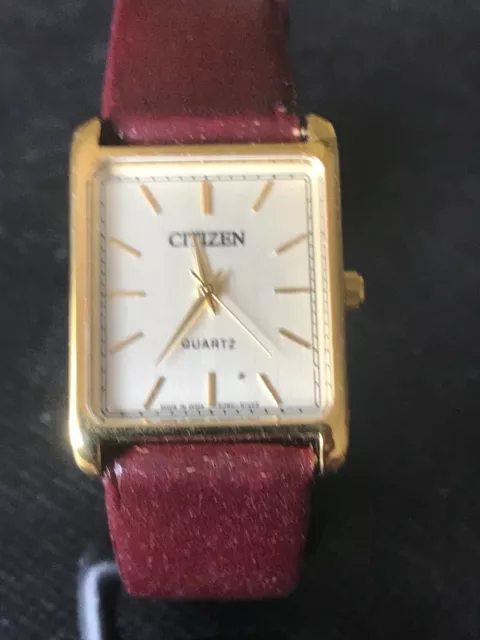 Nice Citizen rectangular  Lady's wrist watch . Quartz  New Japanese Movement