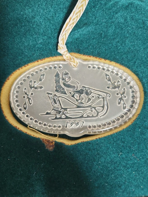 Waterford Songs of Christmas Jingle Bells 1997 Crystal Tree Ornament