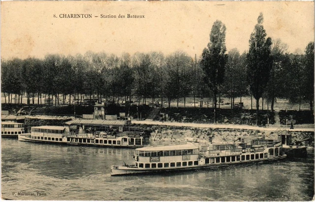 CPA AK Charenton Station des Bateaux FRANCE (1282178)