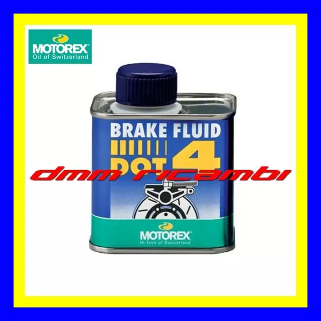 Olio freni MOTOREX Brake Fluid DOT 4 250gr fluido per impianti frenanti DOT4