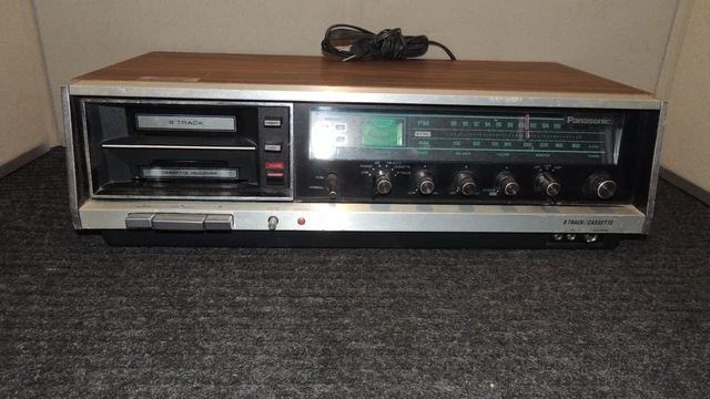Radio Kmart 36-60 Vintage - AM/FM Et Lecteur 8 Pistes Portable (fonctionne)