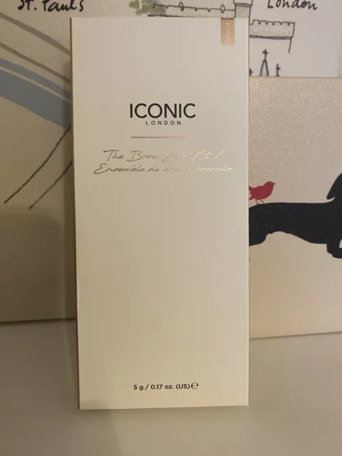 Iconic London Brow Silk and Brush Kit Brand New in Box