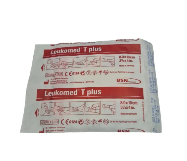 1 x Leukomed T Plus Transparent Wound Dressing 8 x 10cm BSN 72382-01 Sterile