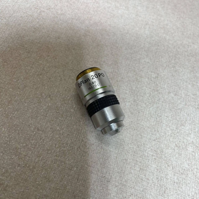 Olympus microscope objective lens Dplan 20 PO Japan research