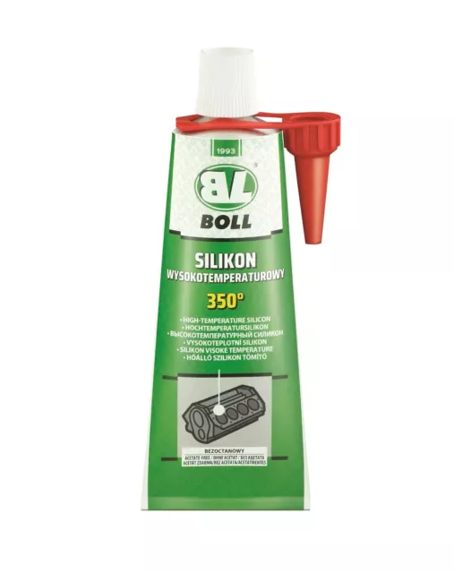 Boll 0070102 Silikon Dichtmasse rot 80 ml | Hochtemperatur Silikondichtmasse hit