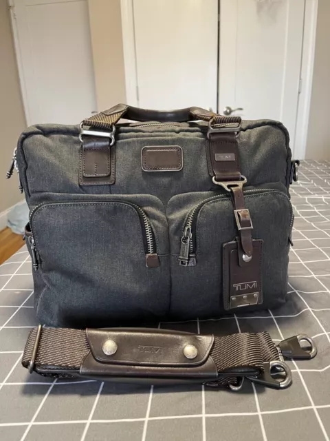 TUMI Alpha Bravo Everett Essential Tote / Duffle - Grey Rare 