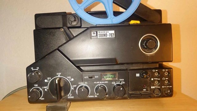 SANKYO SOUND-702 - 8mm Projector (Super 8 & single 8 ) With Sound $250.