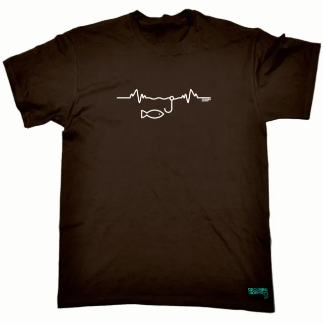 Fishing Dw Pulse - T-shirt top da uomo divertente novità regalo