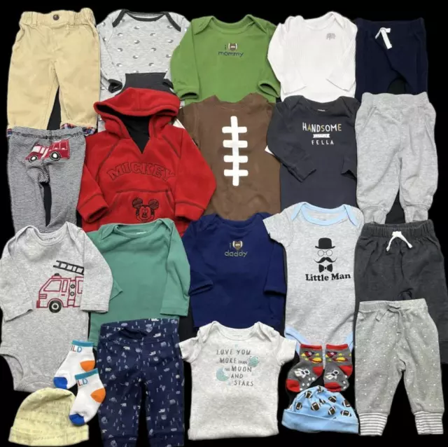Baby Boy 3-6 Months 6-9 Months Winter Carters GAP Shirts Pants Clothes Lot