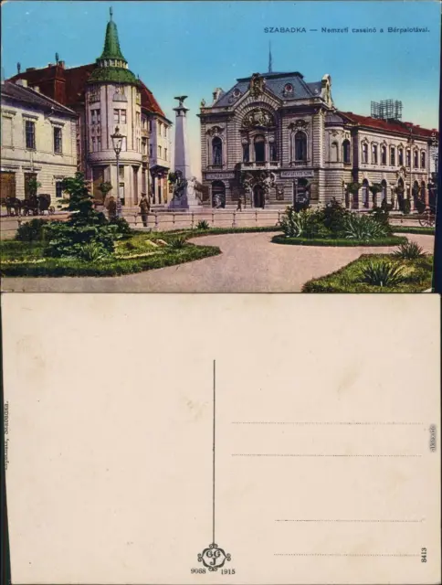 Subotica (Maria-Theresiopel) Szabadka (Суботица) Nemzeti cassino  1915